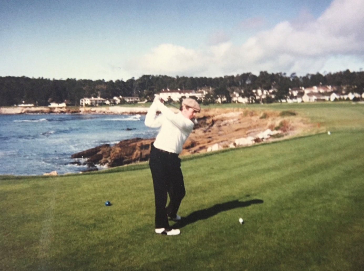 Golf coaching session